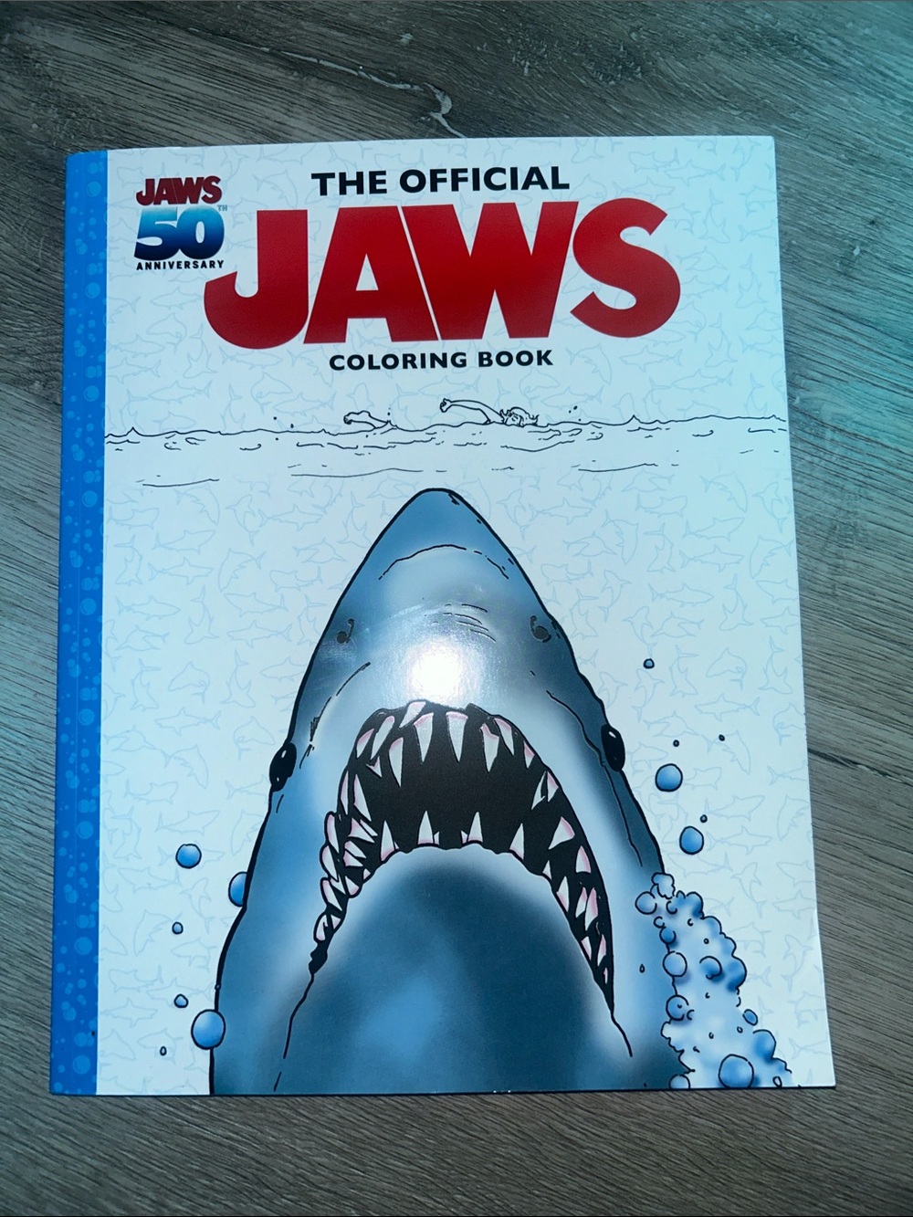 The Official Jaws 50th anniversary advanced Coloring Book